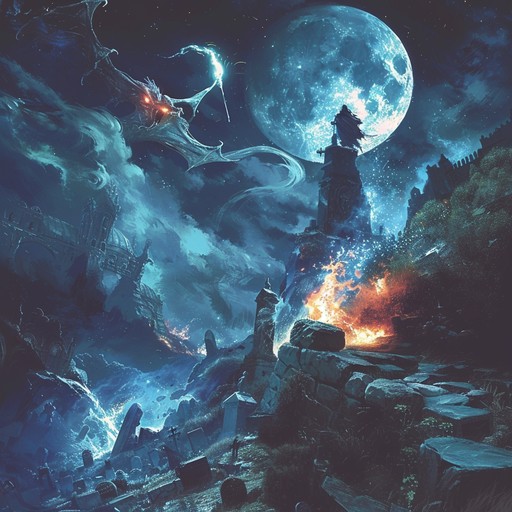 Decaying Moon Free Mystical Moonlit Night Image - Mystical, Moonlit, Night | Download ...