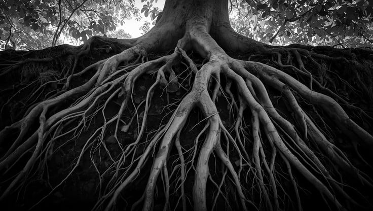 Free Roots Binding Earth Photo - Roots, Nature, Monochrome | Download ...