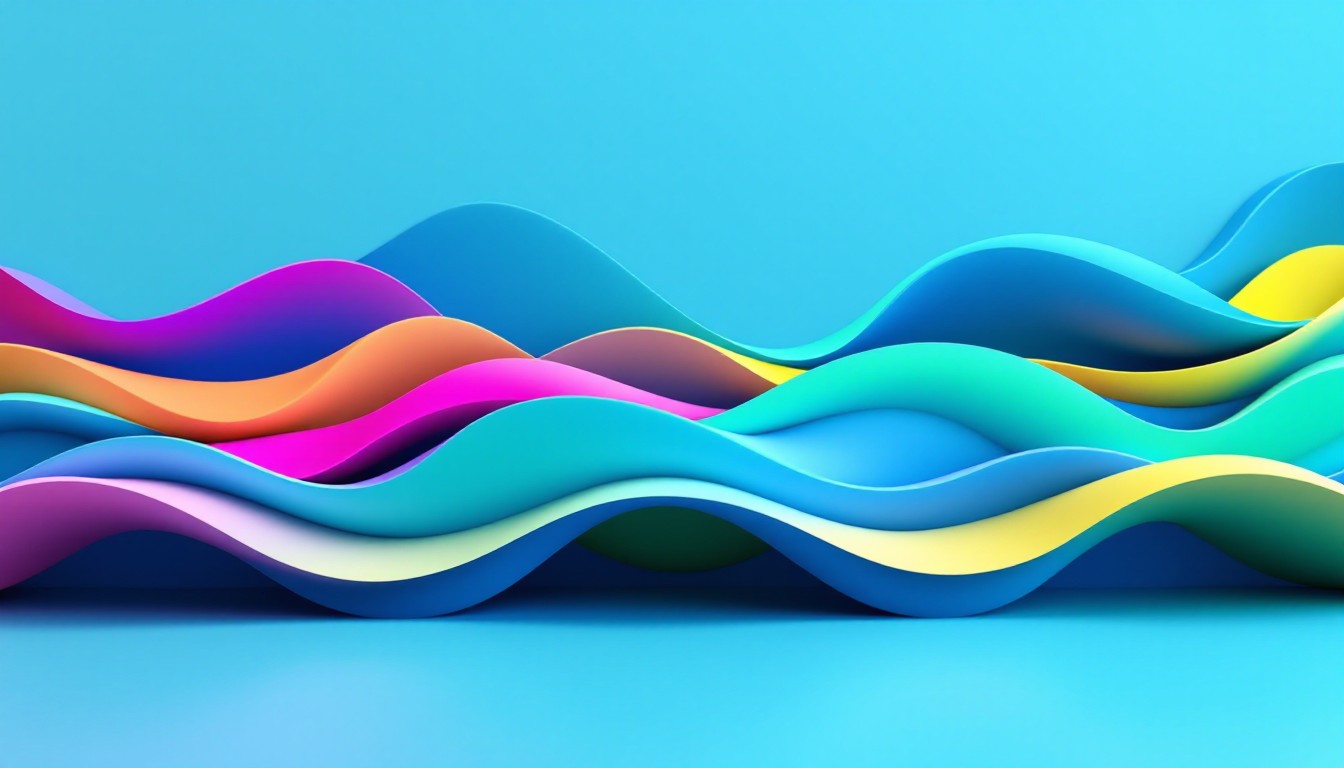 Free Vibrant Spectrum Waves Image - 3d, Abstract, Waves | Download at ...