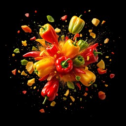 Free Explosive pepper burst Image - Explosion, Peppers, Spices ...