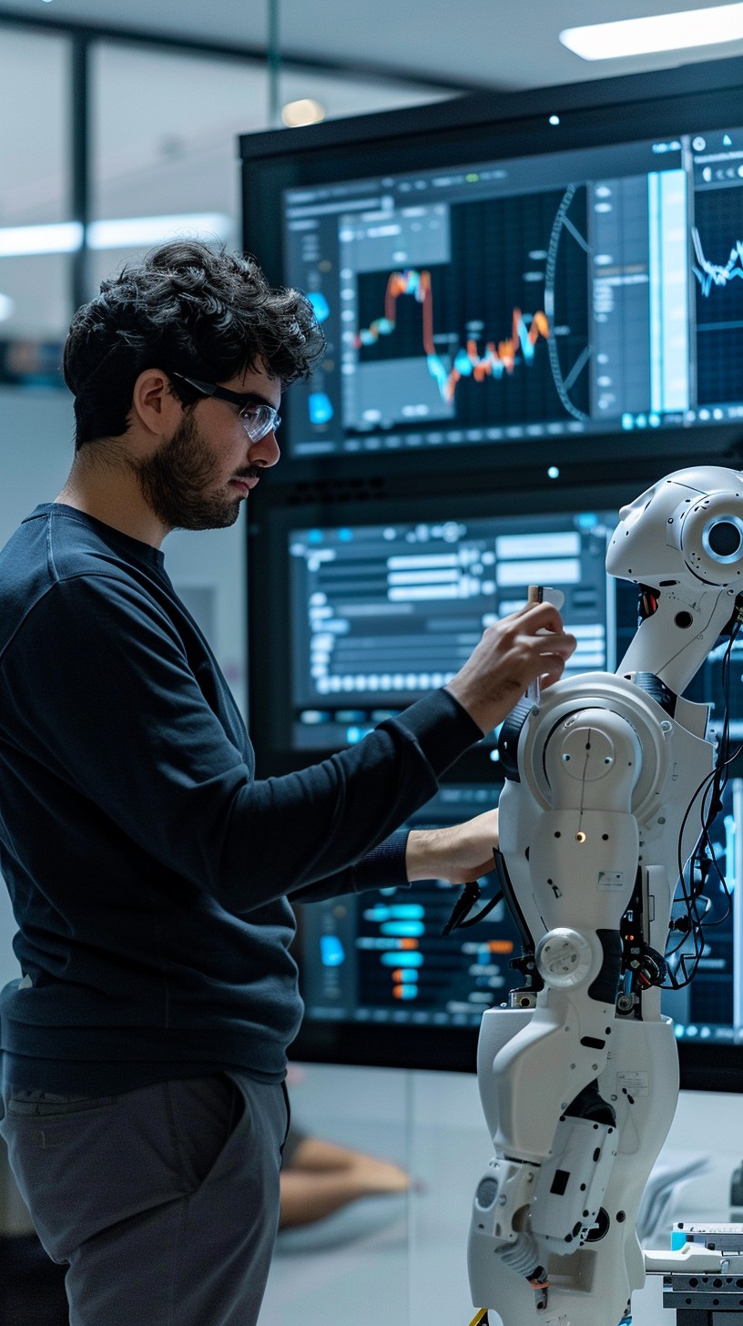 Free Engineer Adjusting Robot Photo - Engineer, Robot, Technology ...