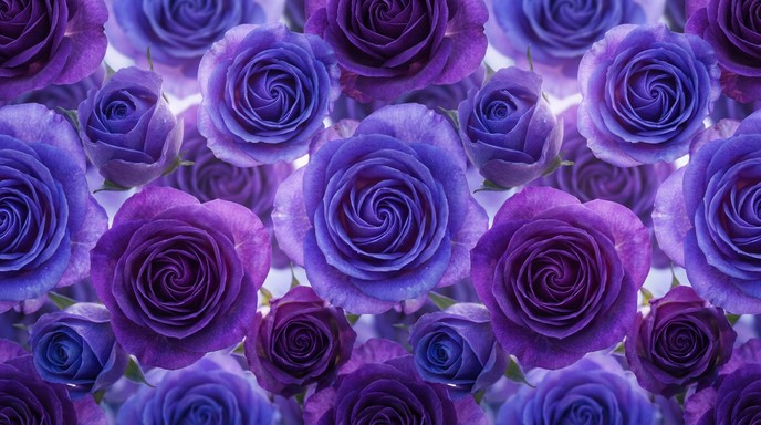 Violet Blue Roses Free Violet Blue Blooms Image - Roses, Purple, Blue | Download at StockCake
