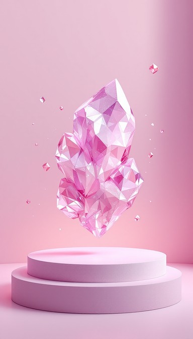 Translucent Pink Crystal Free Pink Crystal Elegance Image - Crystal, Pink, Salt | Download at ...