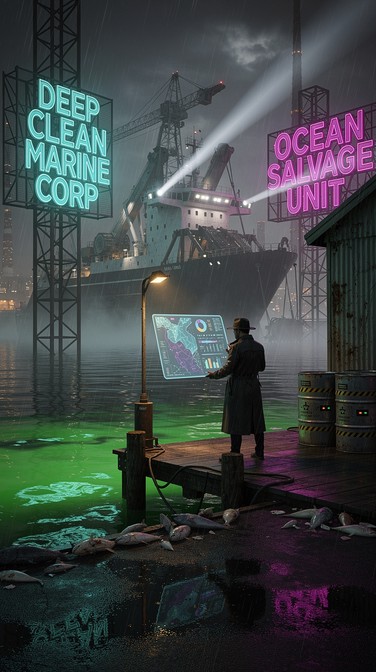 Free Toxic Harbor Investigation Image - Cyberpunk, Noir, Detective ...
