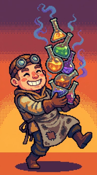 Free Pixel Potion Master Image - Alchemist, Pixel, Retro | Download at ...