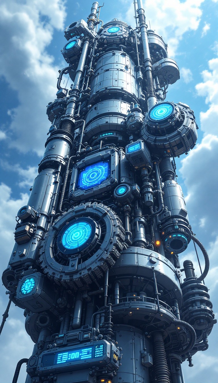 Free Cyberpunk Tower Rises Image - Cyberpunk, Tower, Futuristic ...