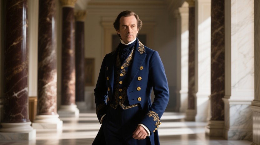 Nobility Style Free Noble Blue Attire Image - Aristocratic, Navy, Tailcoat | Download ...
