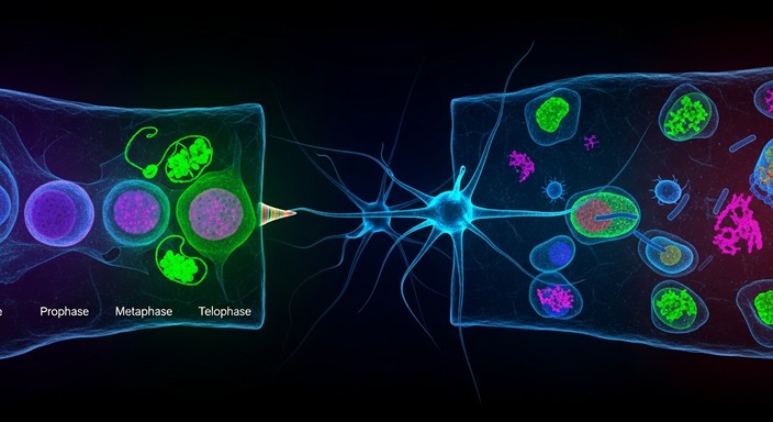 Free Cellular Symphony Illuminated Image - Cells, Neuron, Microscopic ...