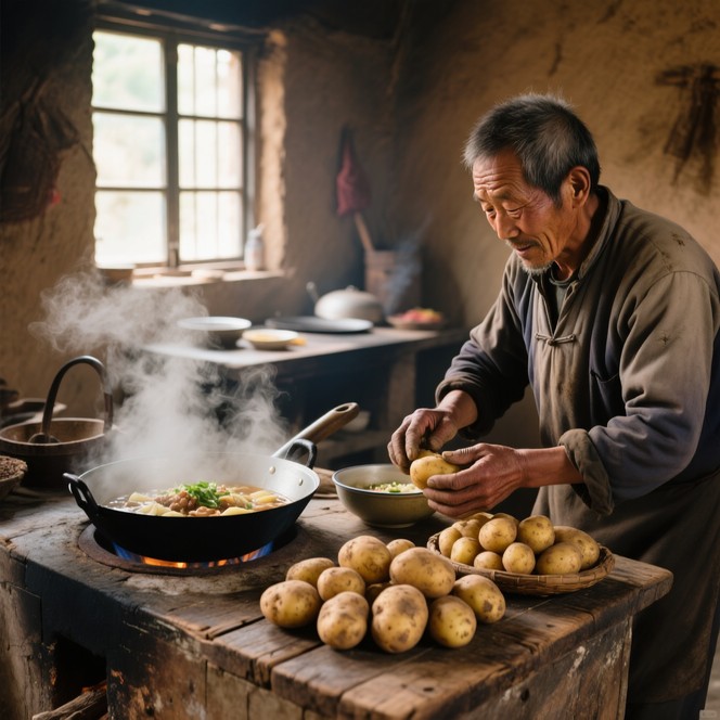 Trational Cooking Free Traditional potato cooking Image - Rustic, Kitchen, Cooking ...