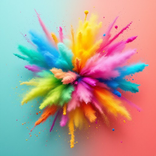 Colours Exploded Free Vivid Color Explosion Image - Colorful, Explosion, Powder ...