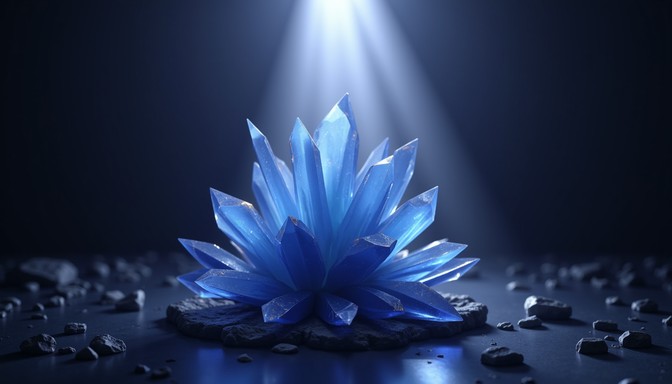 Free Luminous Blue Crystal Image - Crystal, Blue, Light | Download at ...