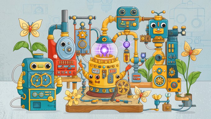 Free Magical Engine Adventure Image - Mechanical, Engine, Yellow ...