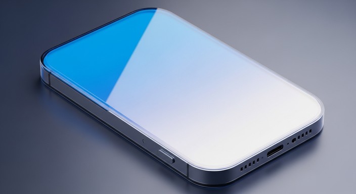 Free Sleek Blue Device Image - Smartphone, Minimalist, Technology ...