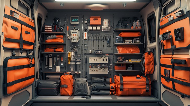Free Organized ambulance interior Image | Download at StockCake