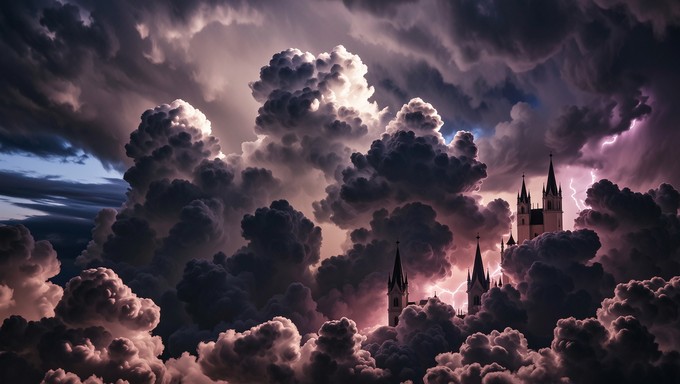 Free Gothic Storm Cathedral Image - Storm, Gothic, Cathedral | Download ...