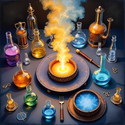 Free Magical Potion Laboratory Image - Alchemy, Potion, Magical ...