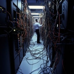 Free Server room chaos Image - Technology, Server, Cables | Download at ...