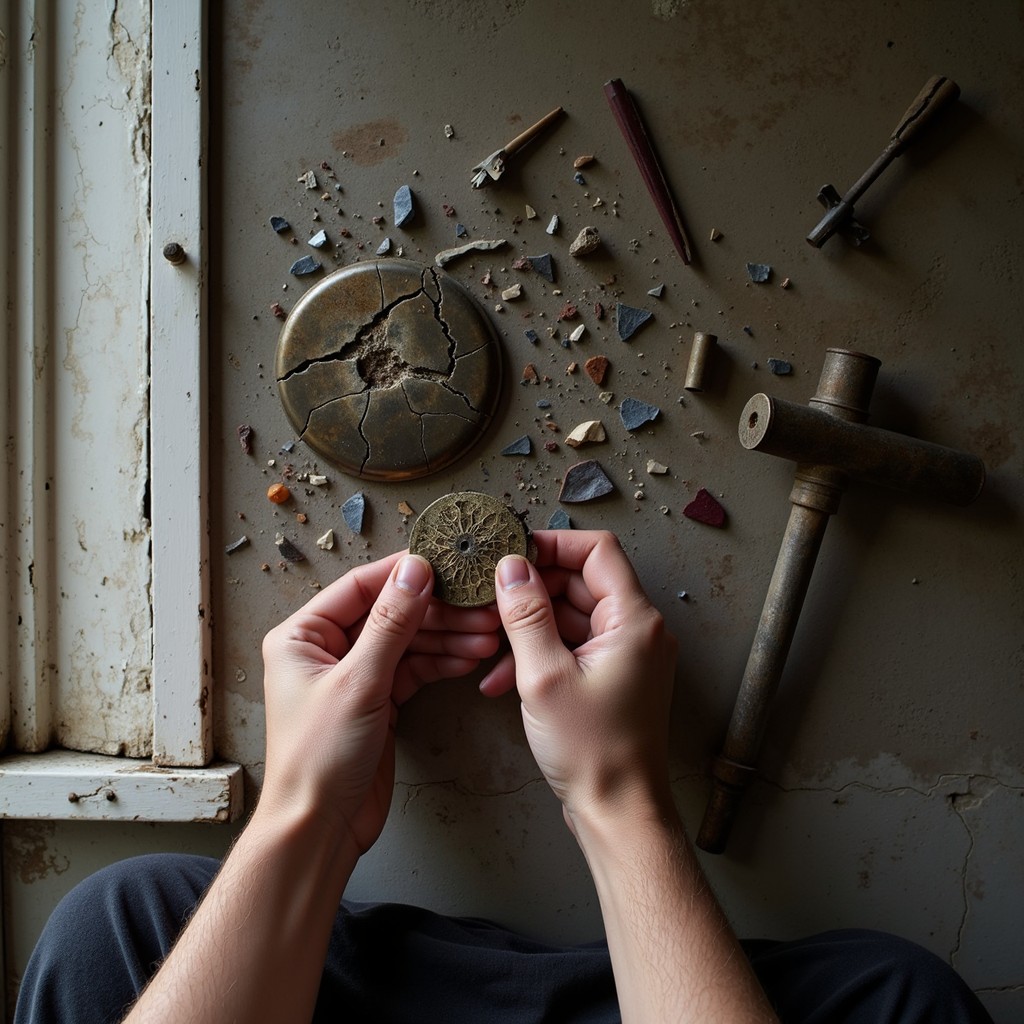 Broken Pottery Rework Free Repairing broken pottery Image - Pottery, Restoration, Hands ...