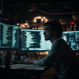 Free Nighttime Coding Session Image - Coder, Programming, Software ...