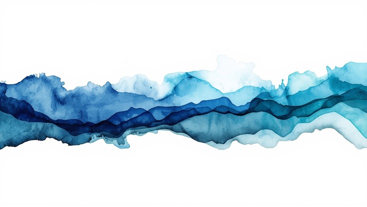 Free Flowing Blue Waters Image - Watercolor, Abstract, Blue | Download ...