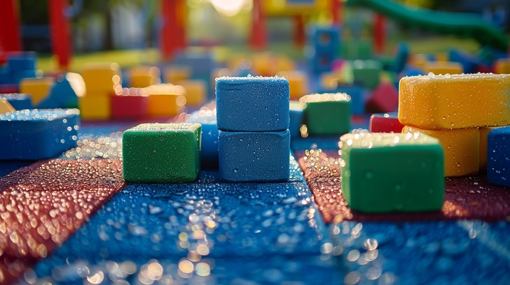 Free Colorful Blocks Outdoors Image - Colorful, Blocks, Playtime ...