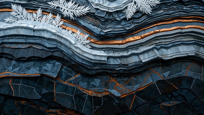 Free Frozen Mountain Layers Image - Geological, Mountain, Rock ...