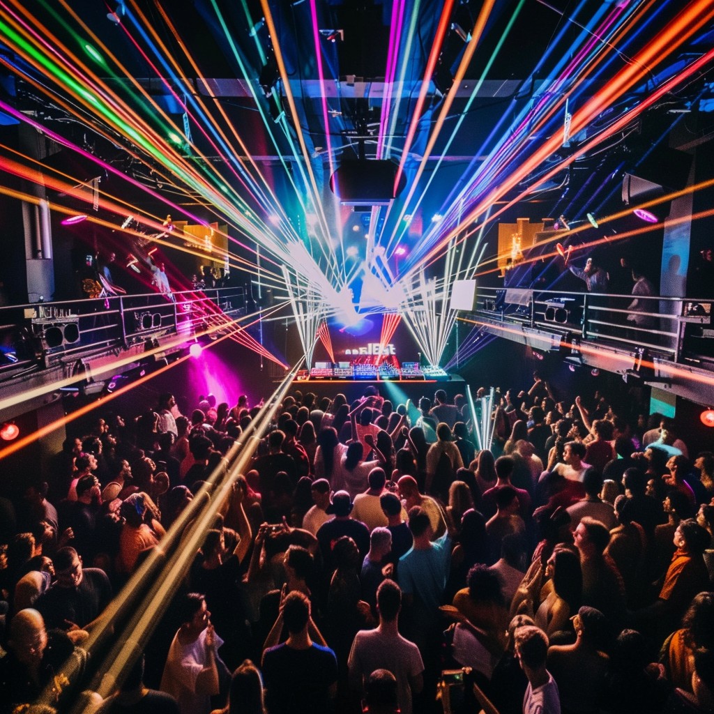 Free Vibrant Club Scene Image - Nightclub, Party, Lasers | Download at ...
