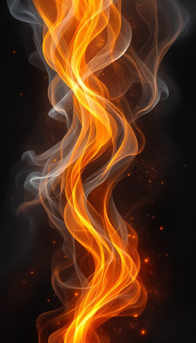 Free Dancing Fire Ribbons Image - Fire, Flame, Abstract | Download at ...