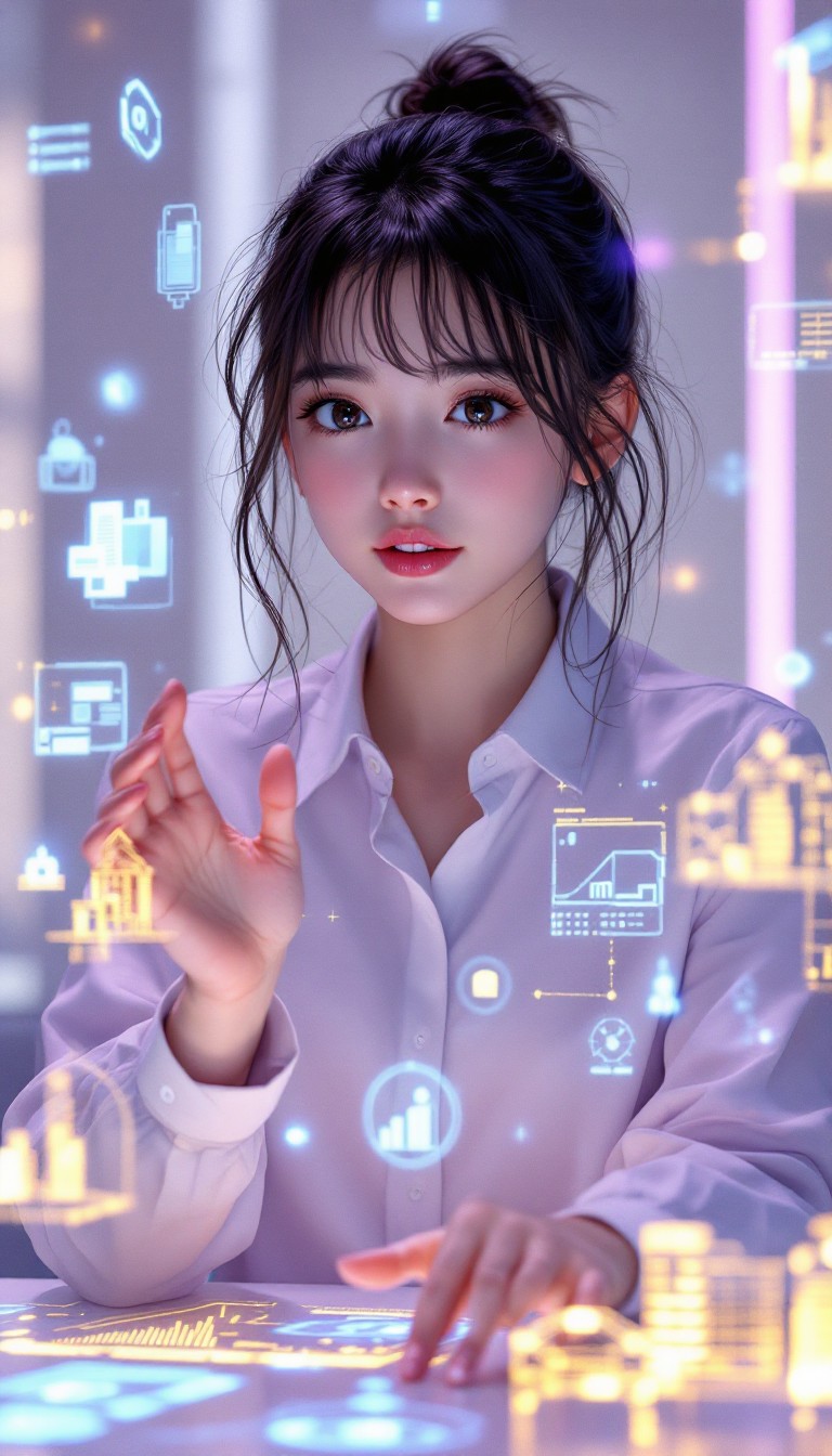 Free Future Tech Designer Photo - Holographic, Cyberpunk, Anime ...
