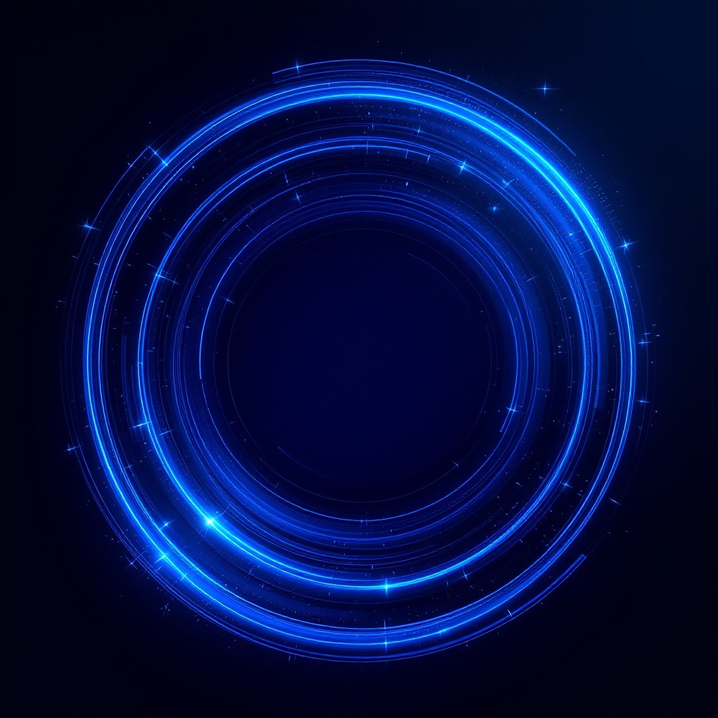Free Glowing Digital Rings Image - Circles, Blue, Glowing | Download at ...