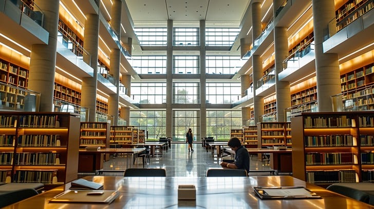 Free Library Study Session Image | Download at StockCake