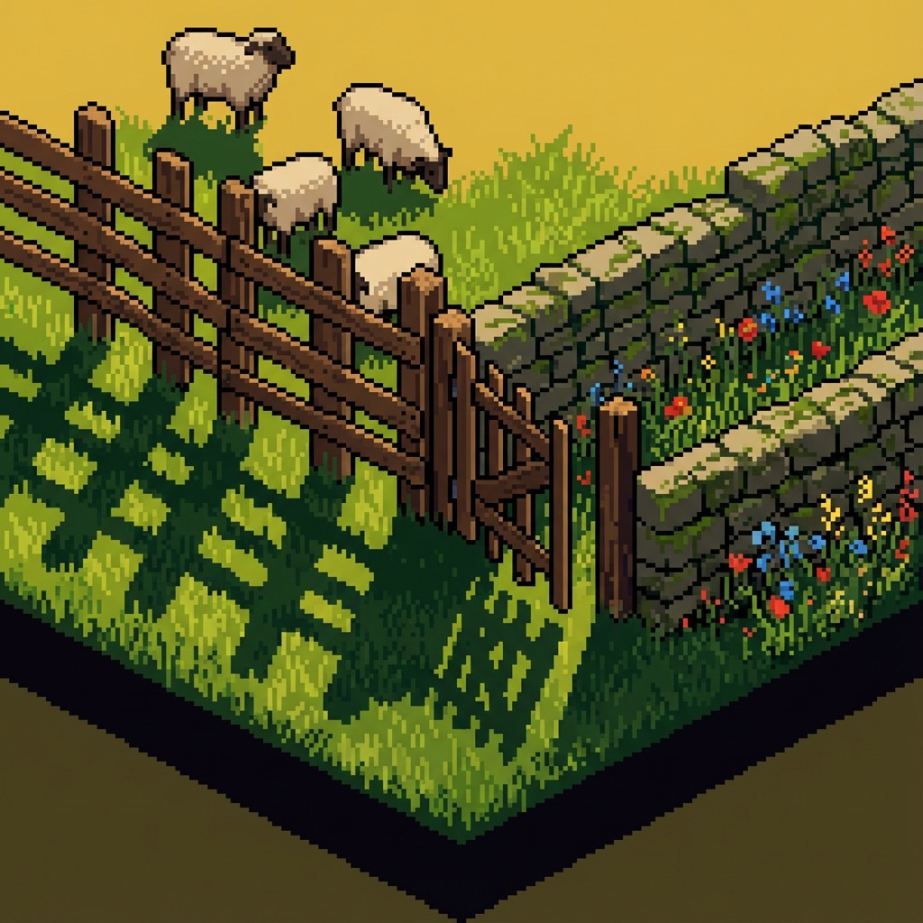 Free Pastoral Pixel Paradise Photo - Pixel, Art, Isometric | Download ...