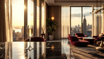 Free Sunset Penthouse Paradise Image - Penthouse, Luxury, Marble ...