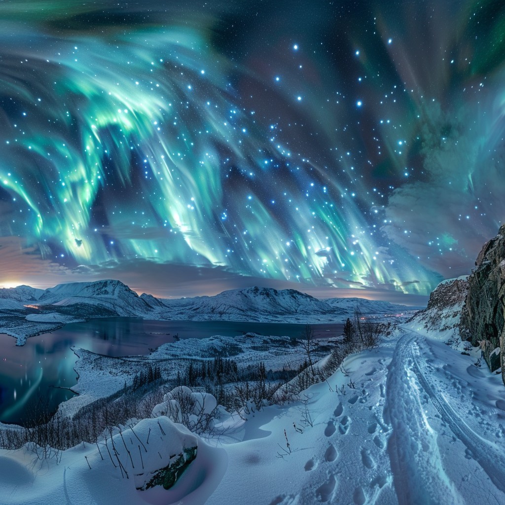 Free Aurora Winter Wonderland Image - Aurora, Borealis, Winter ...