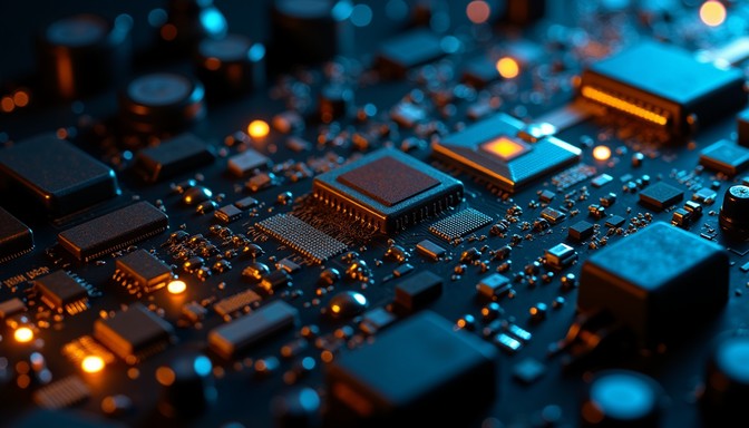 Free Glowing Circuit Macro Image - Circuitry, Technology, Electronics ...
