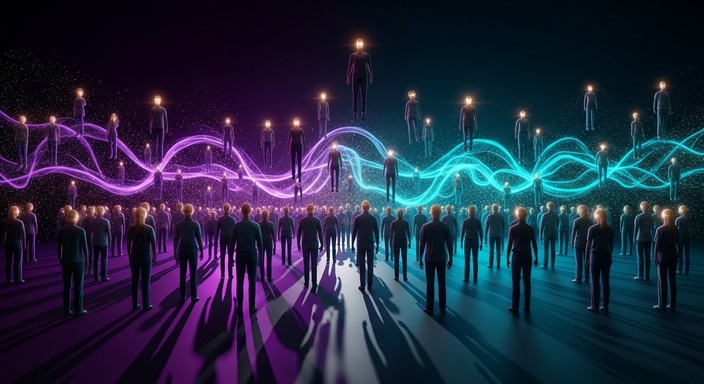 Transcending Floating Free Luminous Collective Wonder Image | Download at StockCake