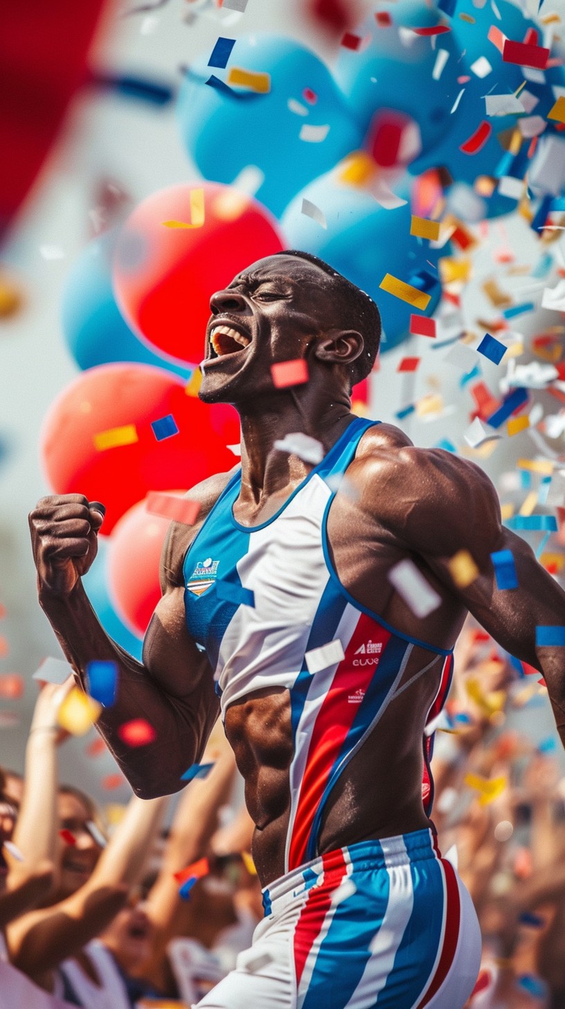 Free Athlete Celebrates Victory Image - Athlete, Victory, Celebration ...