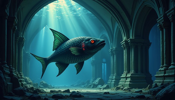 Free Sacred Aquatic Cathedral Image - Underwater, Fish, Cathedral ...