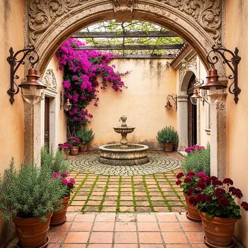 Free Mediterranean Courtyard Peace Image - Mediterranean, Courtyard ...