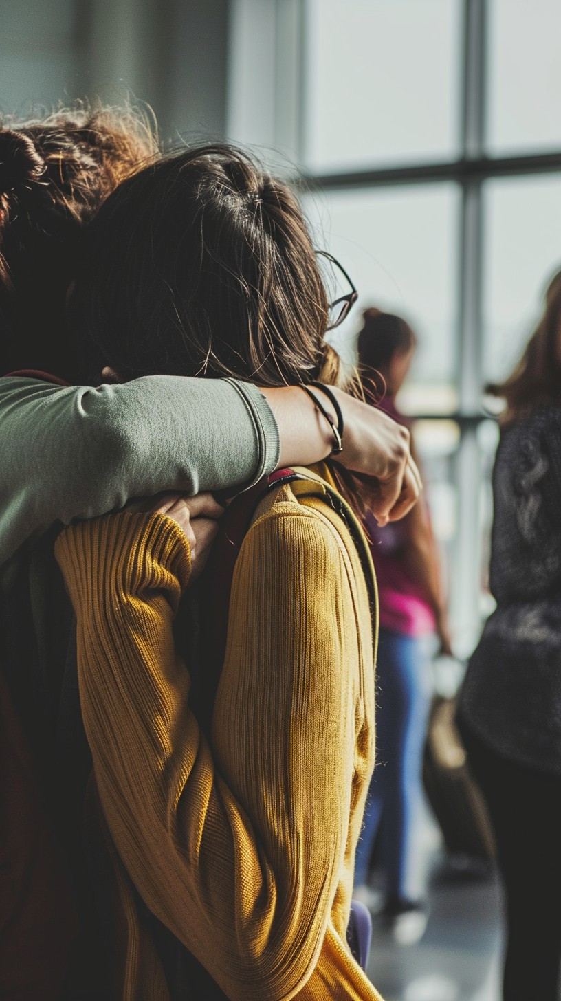 Free Embracing Close Friends Image - Friendship, Affection, Hug ...