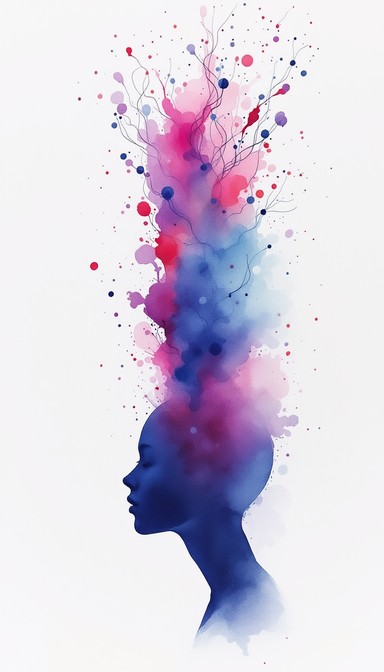 Free Thoughts Dissolving Beautifully Image - Watercolor, Abstract, Mind ...