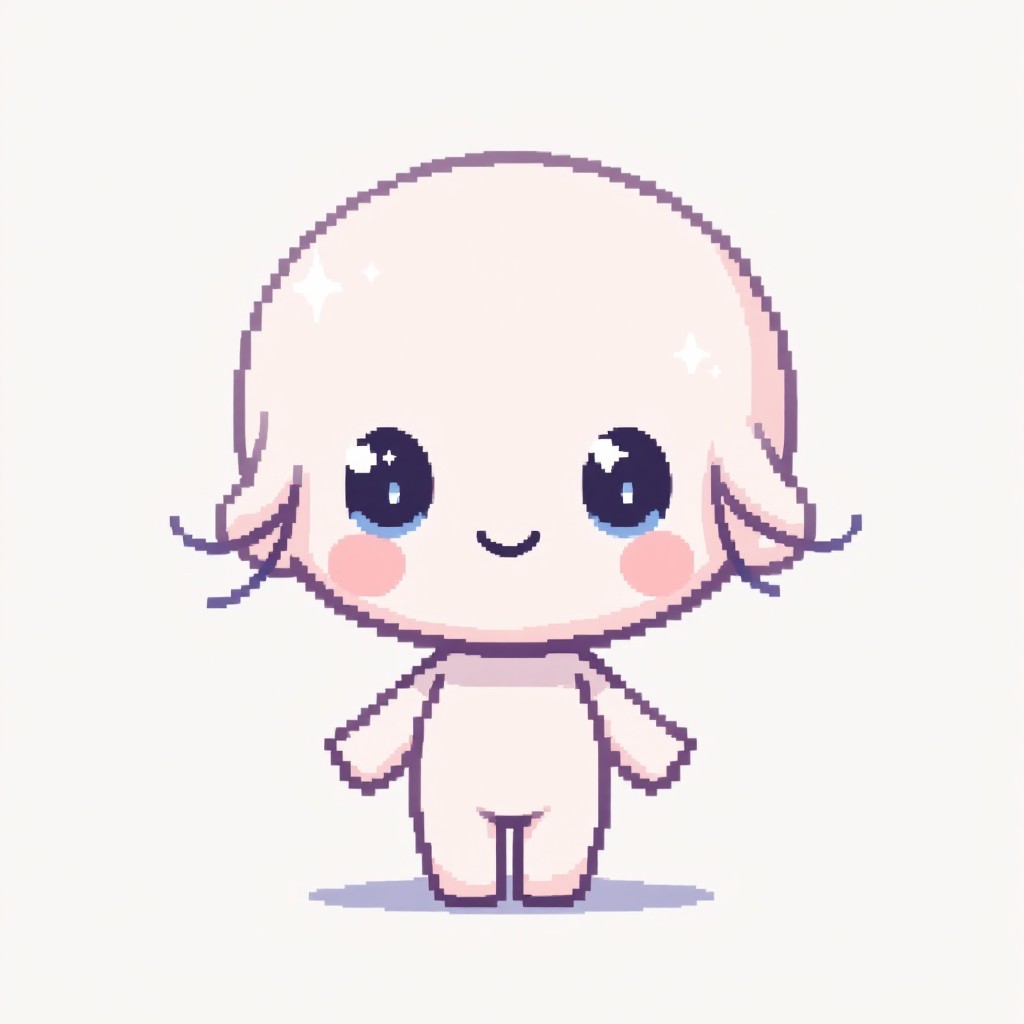 Free Cute Pixel Baby Image - Kawaii, Pixel, Chibi | Download at StockCake
