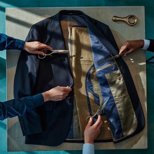 Suit Making Free Suit Deconstruction Process Image - Suit, Tailoring ...