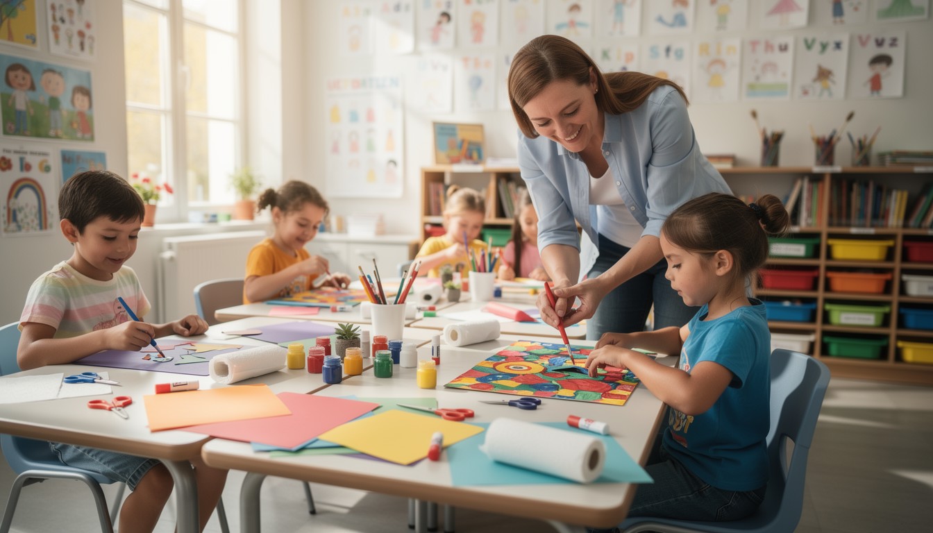 Free Creative Classroom Activities Image - Classroom, Children, Teacher ...