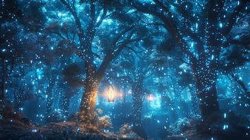 Free Enchanted Forest Lights Image - Forest, Lights, Magical | Download ...
