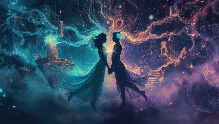 Transcending Floating Free Ethereal Love Transcends Photo - Surreal, Cosmic, Dreamscape ...