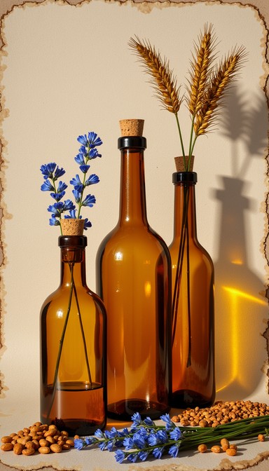 Free Amber Bottle Collection Image | Download at StockCake