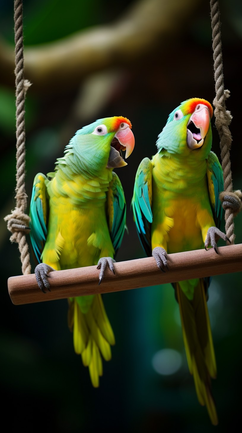 Free Chatty Parrot Pals Image - Parrots, Green, Conversation | Download ...