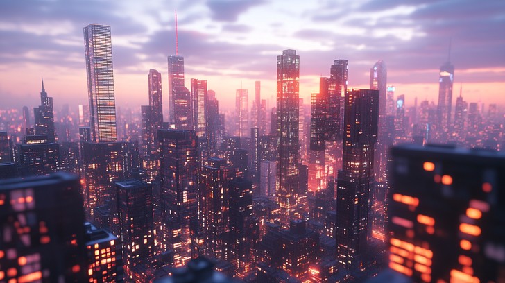 Free Sunset City Skyline Image - Sunset, Cityscape, Skyline | Download ...