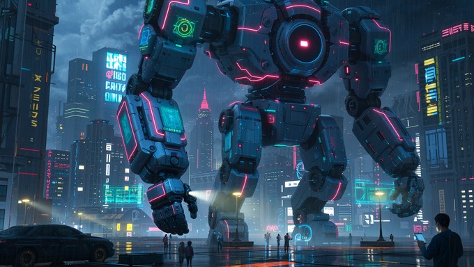 Download Giant Robot Tokyo Image - Robot, Giant, Tokyo | StockCake